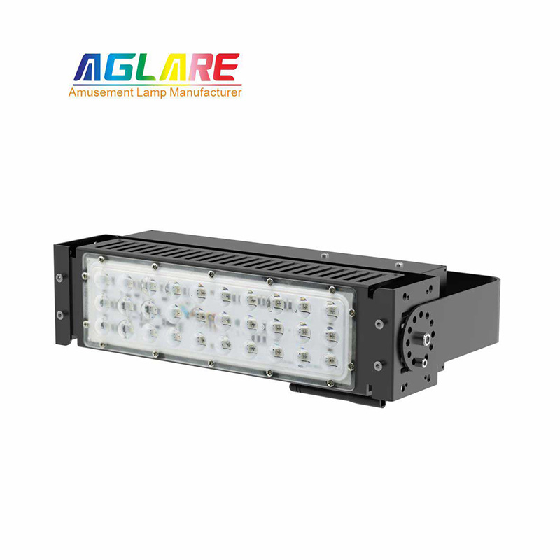 LED彩色投光灯 带？50W变色RGB泛光灯