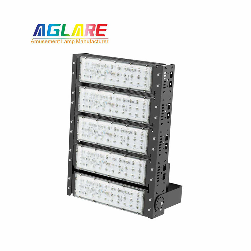 led彩色投光灯 带？250W变色RGB泛光灯游乐园公园景观户外照明