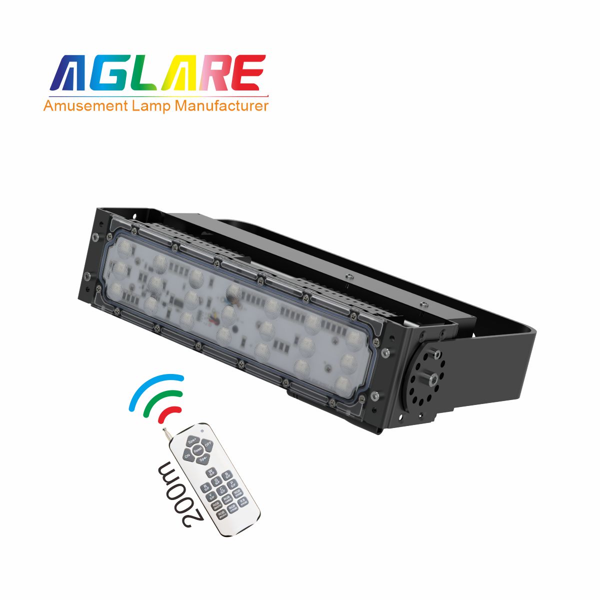 50W LED彩色投光灯带？仄