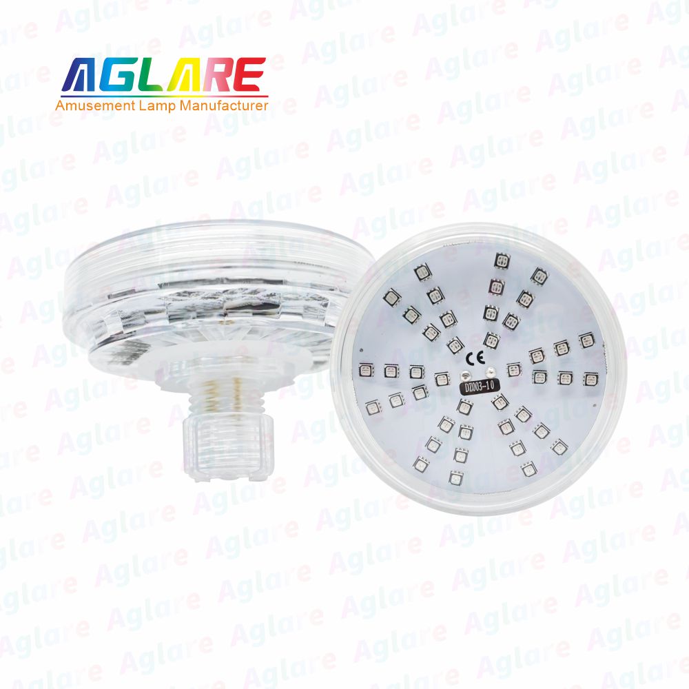 80mm RGB自动LED灯1-16旋转效果的游乐设施- AC24V， 48led